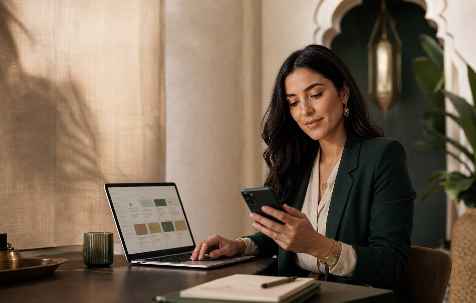 Conseiller commercial ToutSuite gérant des conversations de vente WhatsApp au Maroc