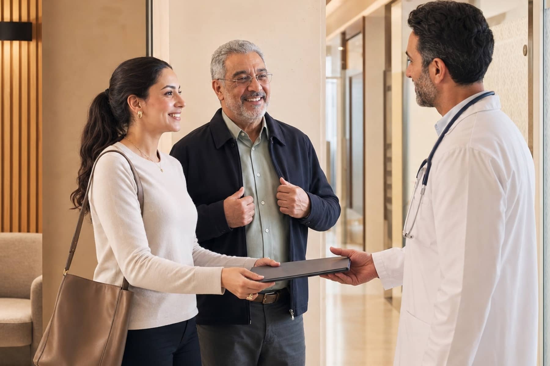 Client servi dans un cabinet ou clinique à Rabat